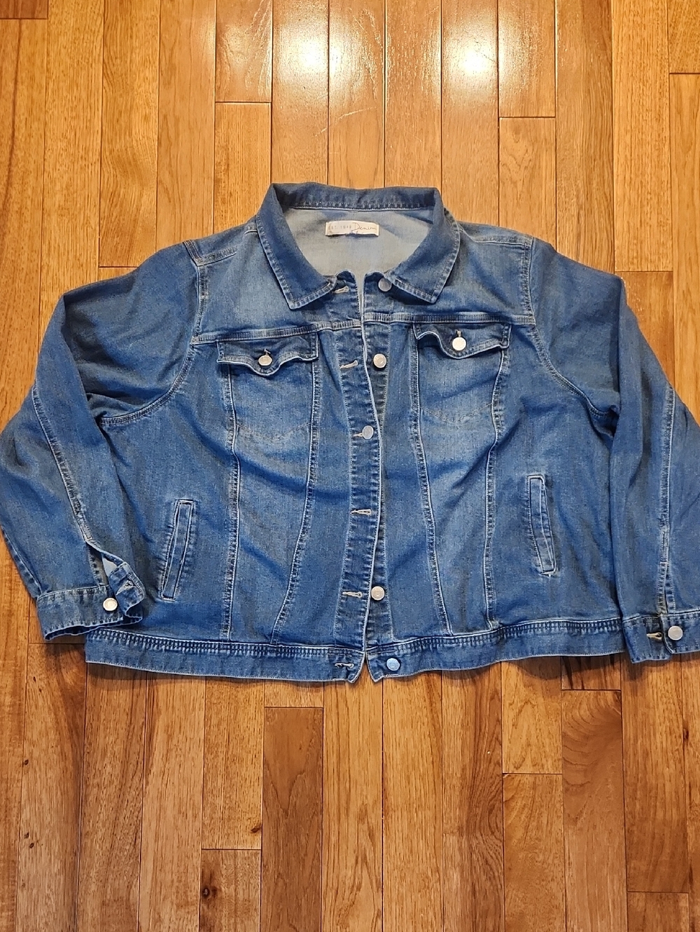 EAST 1946 DENIM Classic Blue Denim Jacket P2P 27
